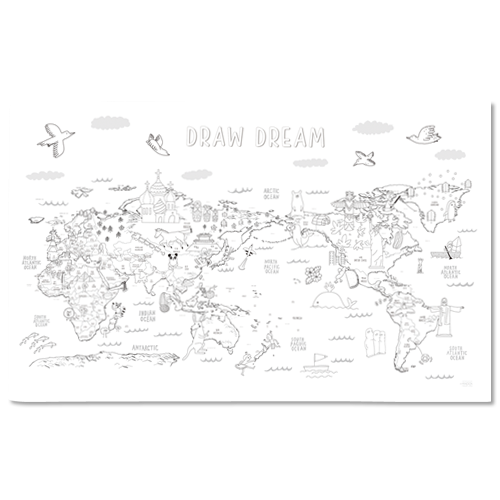 DRAWING WORLD MAP